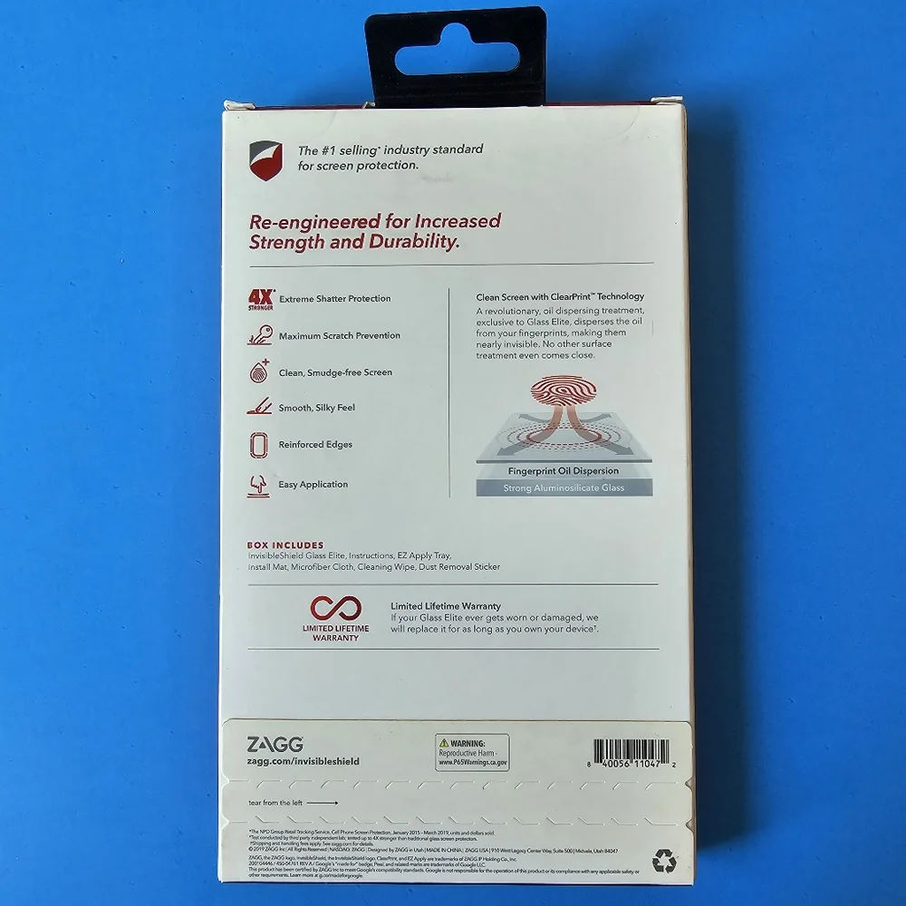 Google Pixel 4 XL - ZAGG Glass Elite Screen Protector
